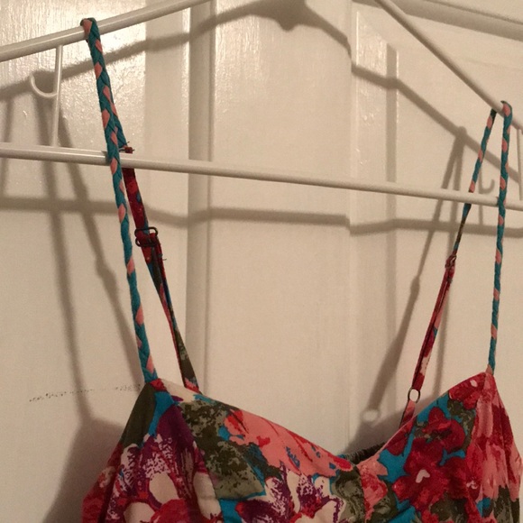 Floral print strappy summer dress - Picture 3 of 3